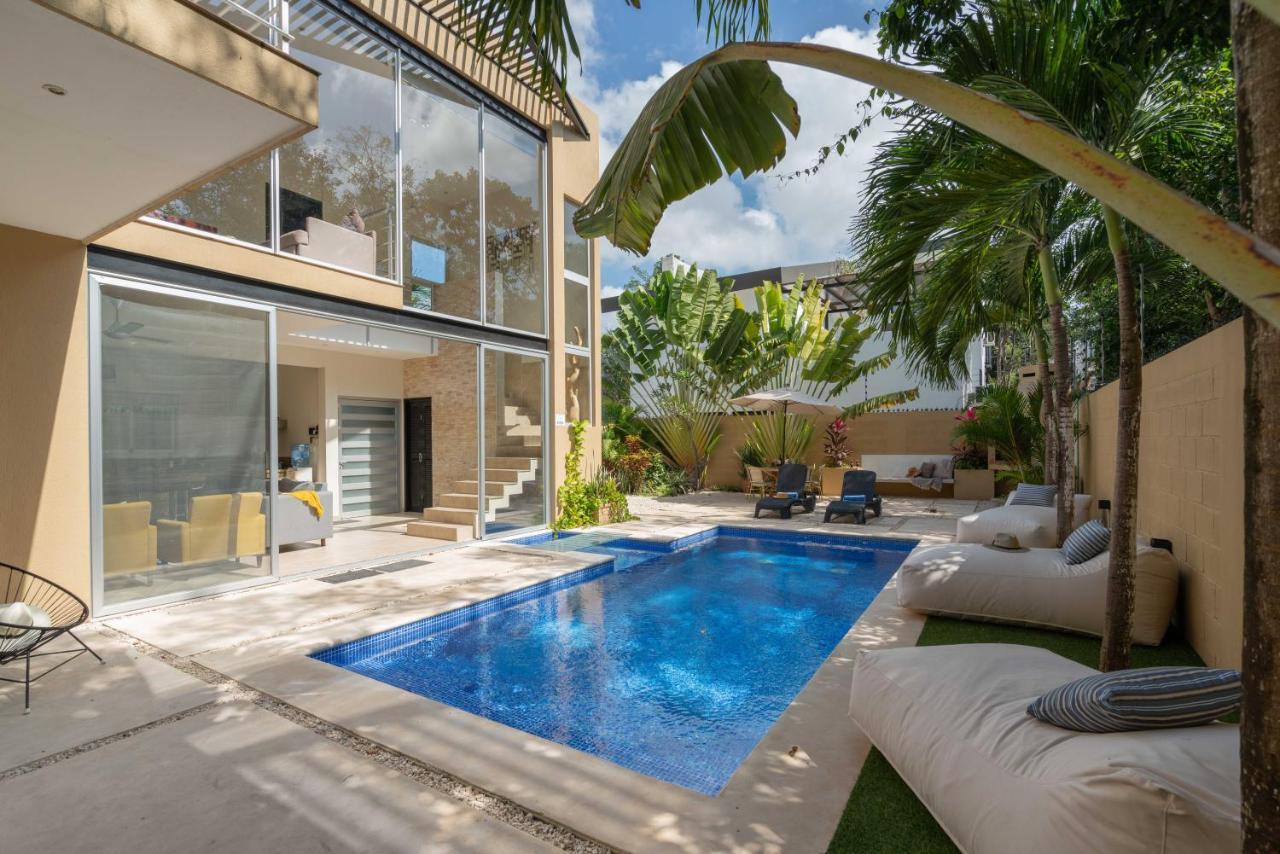 Tulum Private Modern Villa-Pool Beds-Ac-Internet-Parking-Grill Ngoại thất bức ảnh