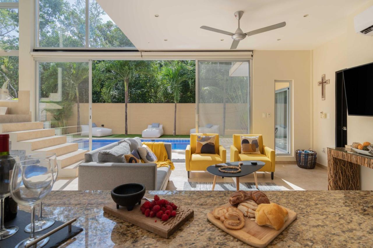 Tulum Private Modern Villa-Pool Beds-Ac-Internet-Parking-Grill Ngoại thất bức ảnh