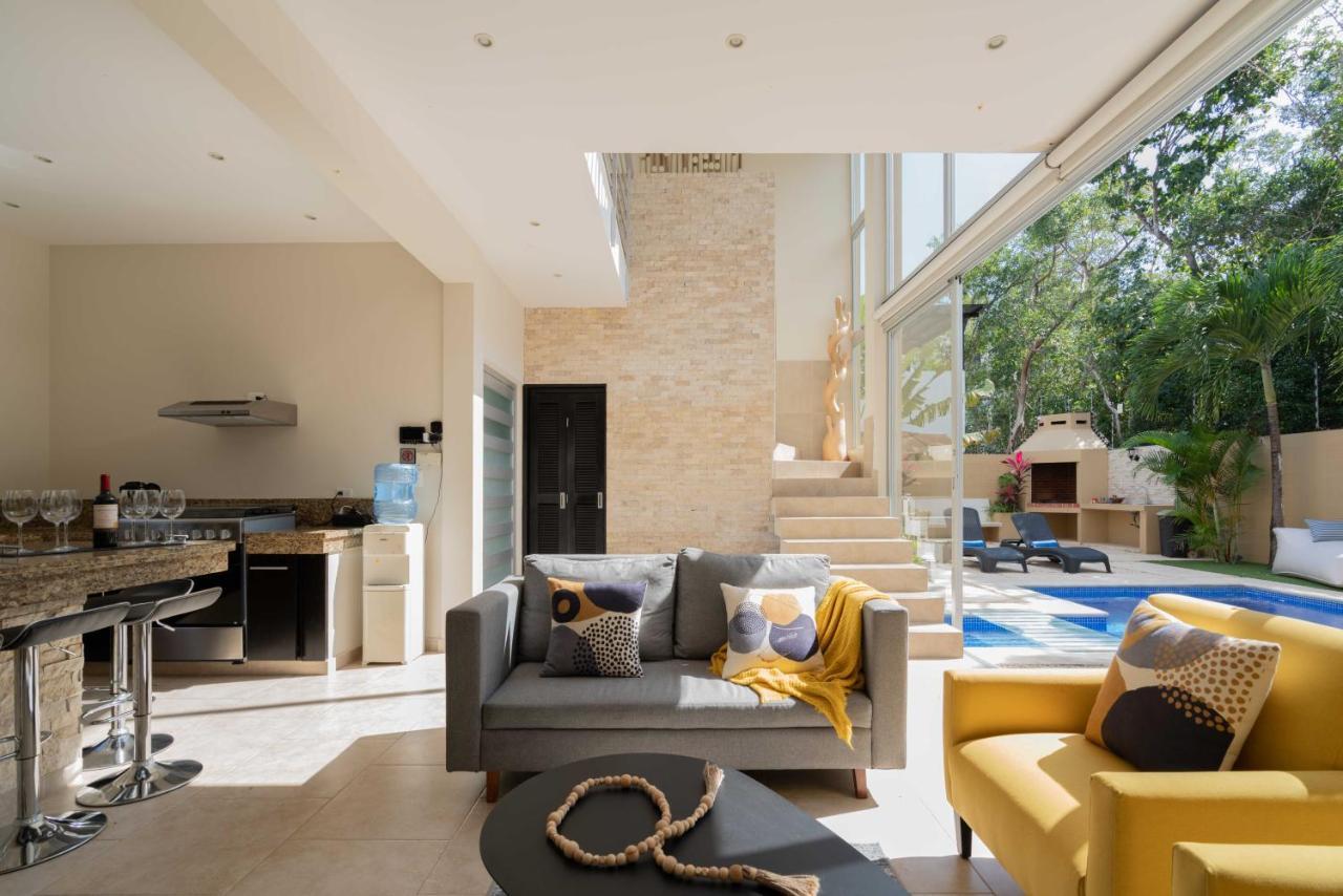 Tulum Private Modern Villa-Pool Beds-Ac-Internet-Parking-Grill Ngoại thất bức ảnh